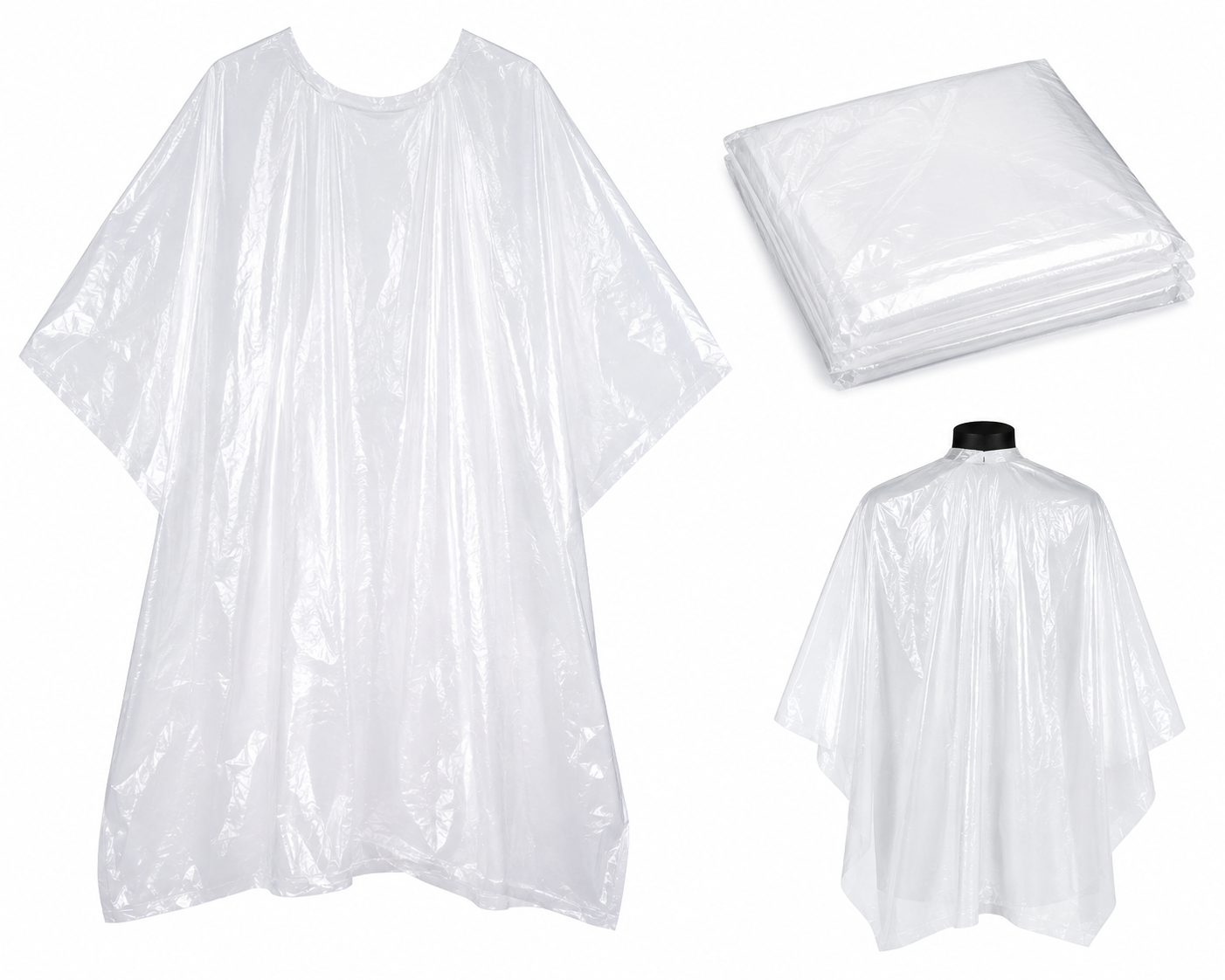 Disposable Capes – Transparent Hair Salon - Disposable & Plastic Products supplier in Swat